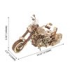 Motorkerékpár 3D fa puzzle modell