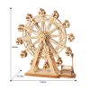 Óriáskerék 3D fa puzzle modell