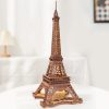 Eiffel-torony éjszakája 3D fa puzzle modell