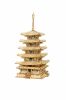 Pagoda 3D fa puzzle modell