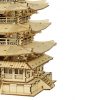 Pagoda 3D fa puzzle modell